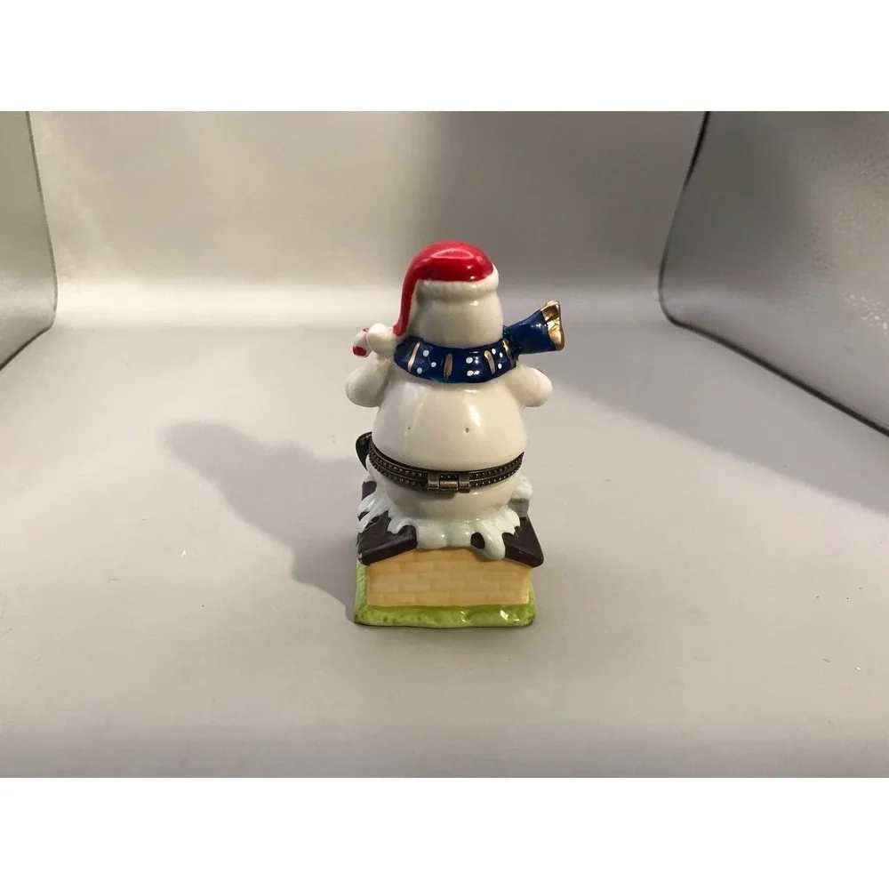 Snowman trinket box